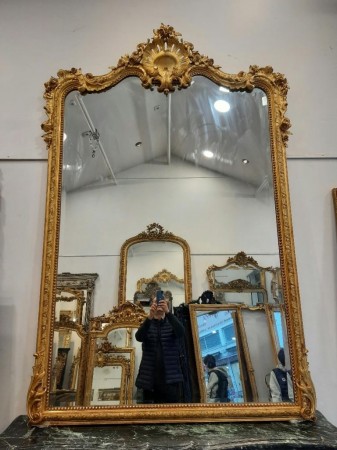 MIROIR ANCIEN LOUIS XV